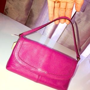 Small Pink Coach Wallet/Clutch